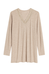 Strik med blonde - Brystmål 140cm